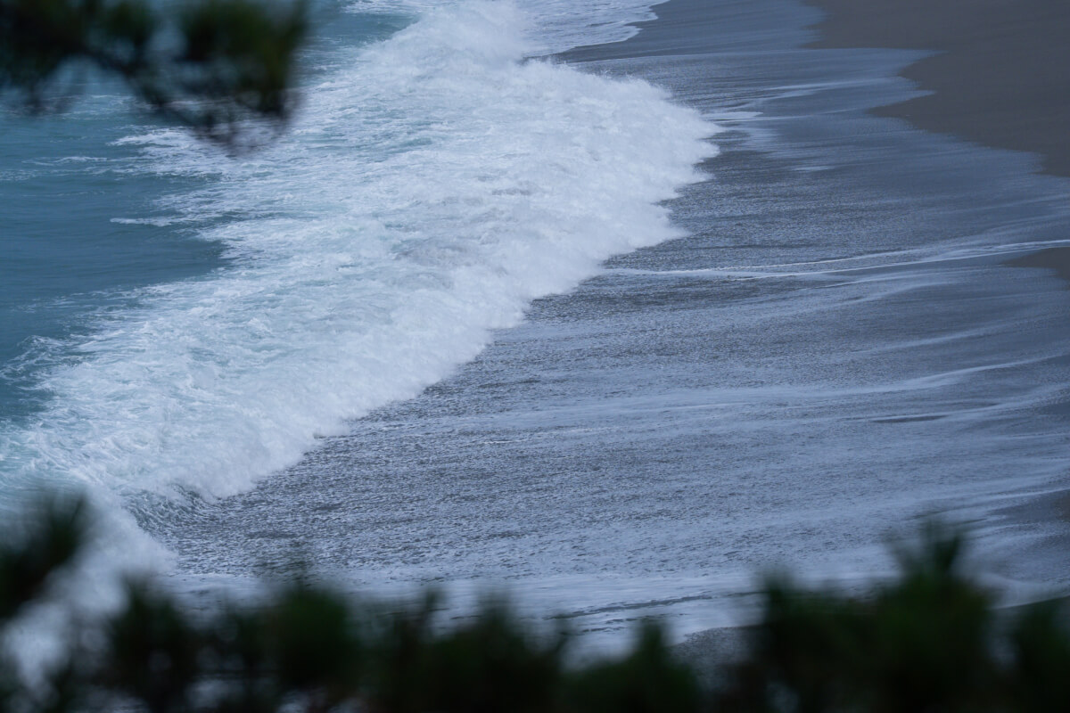 桂浜高知の夏早朝日写真撮影