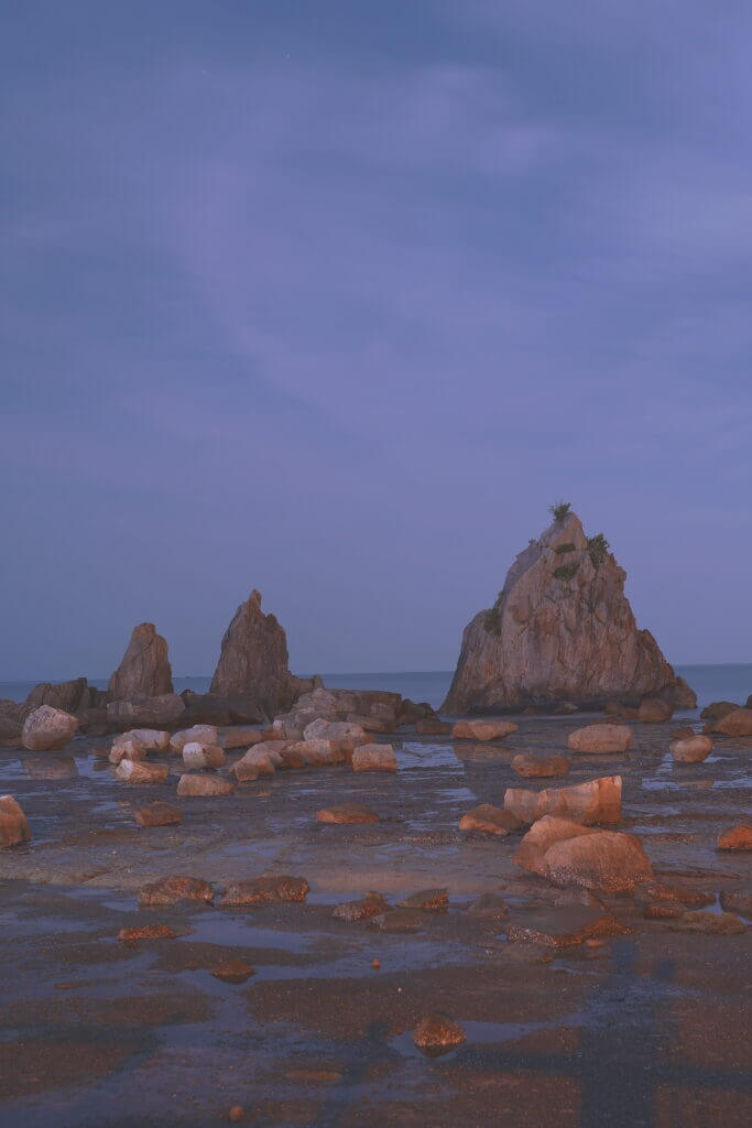 橋杭岩の夜景