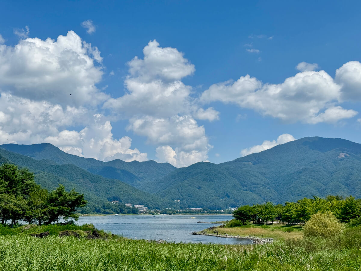 河口湖一周ランニング
