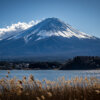 河口湖大石公園の富士山