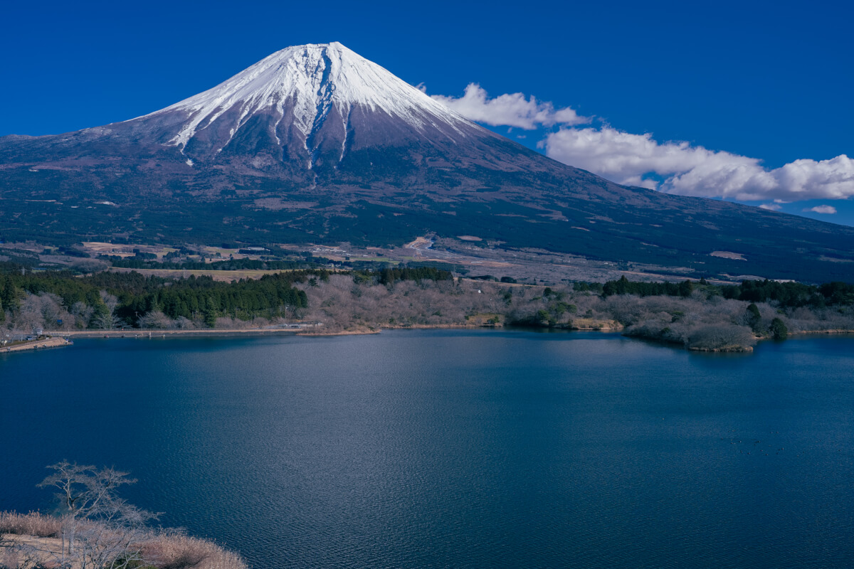 田貫湖展望台富士山