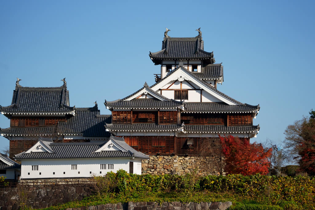 福知山城の紅葉写真