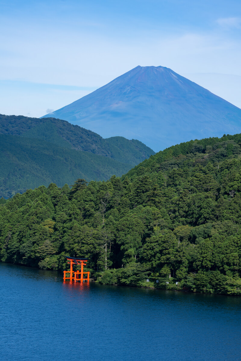 箱根港富士山芦ノ湖平和の鳥居