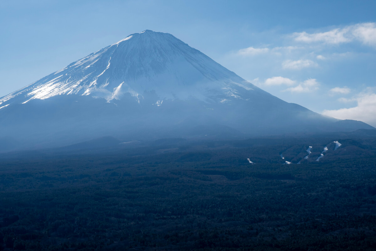 紅葉台レストハウス展望台と富士山