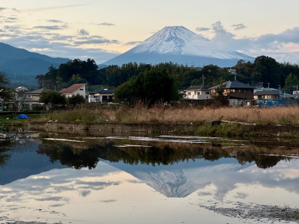 裾野市ランニング富士山写真