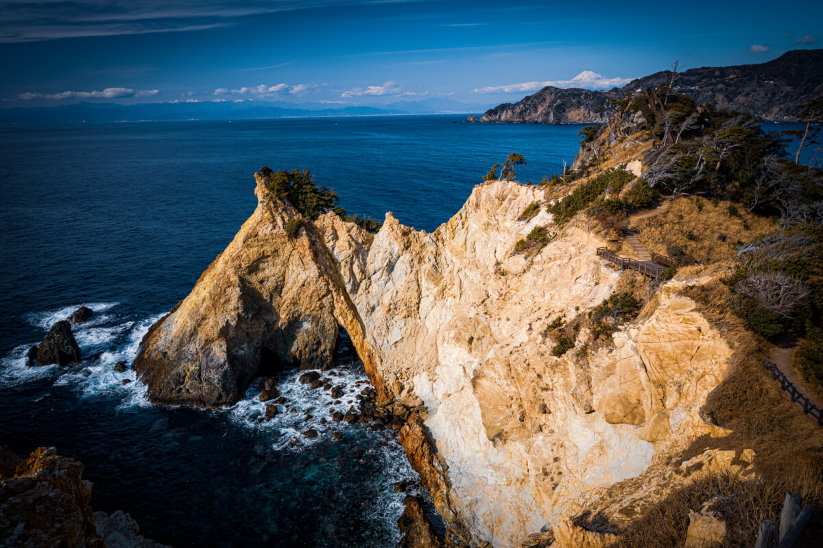 黄金崎公園・富士山/馬ロック写真撮影